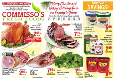 Commisso's Fresh Foods Flyer December 15 to 21