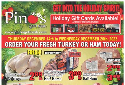 Pino's Flyer December 14 to 20