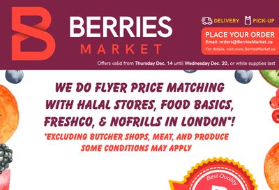 Berries Market Flyer December 14 to 20