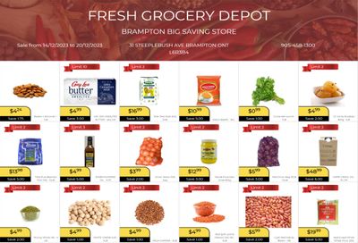 Fresh Grocery Depot Flyer December 14 to 20