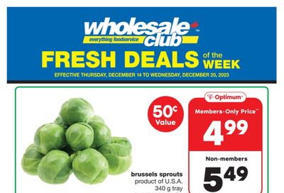 Wholesale Club (ON) Fresh Deals of the Week Flyer December 14 to 20