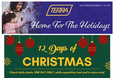 Terra Greenhouses Flyer December 15 to 25