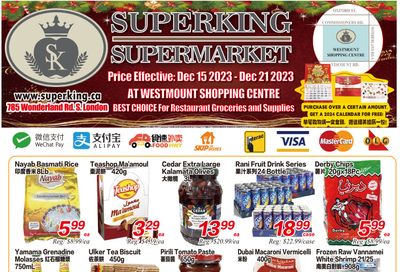 Superking Supermarket (London) Flyer December 15 to 21