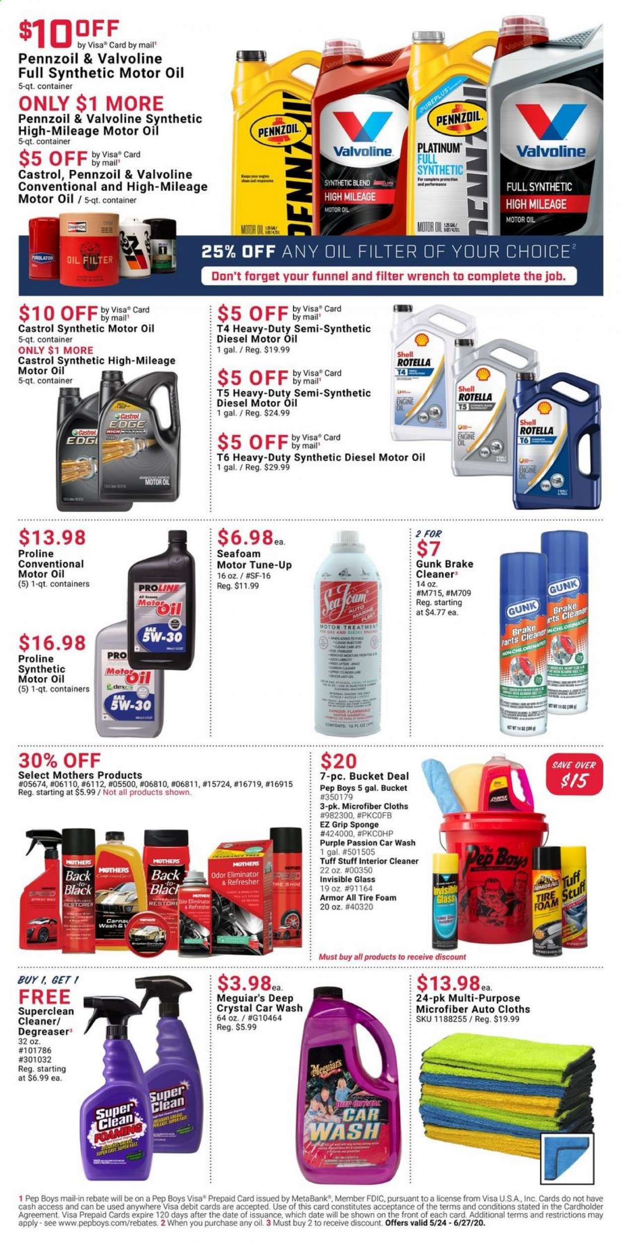 Pep Boys Weekly Ad & Flyer May 24 to June 27
