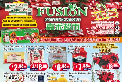 Fusion Supermarket Flyer December 15 to 21