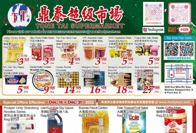 Tone Tai Supermarket Flyer December 15 to 21