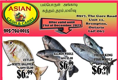 Asian Cash & Carry Flyer December 15 to 21