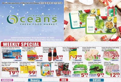 Oceans Fresh Food Market (Mississauga) Flyer December 15 to 21