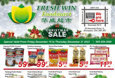 Fresh Win Foodmart Flyer December 15 to 21