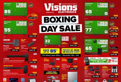 Visions Electronics Boxing Day Week-3 Flyer December 15 to 21