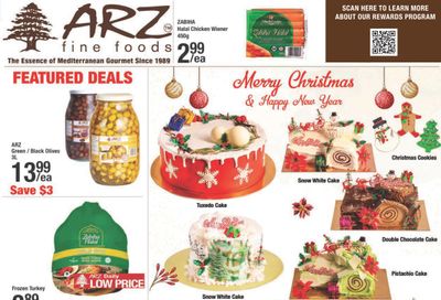 Arz Fine Foods Flyer December 15 to 21