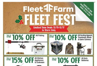 Fleet Farm (IA, MN, ND, WI) Weekly Ad Flyer Specials December 15 to December 17, 2023