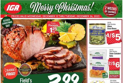 IGA (KY) Weekly Ad Flyer Specials December 13 to December 19, 2023