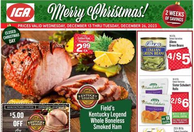 IGA (IN) Weekly Ad Flyer Specials December 13 to December 19, 2023