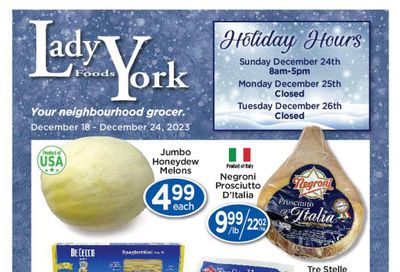 Lady York Foods Flyer December 18 to 24