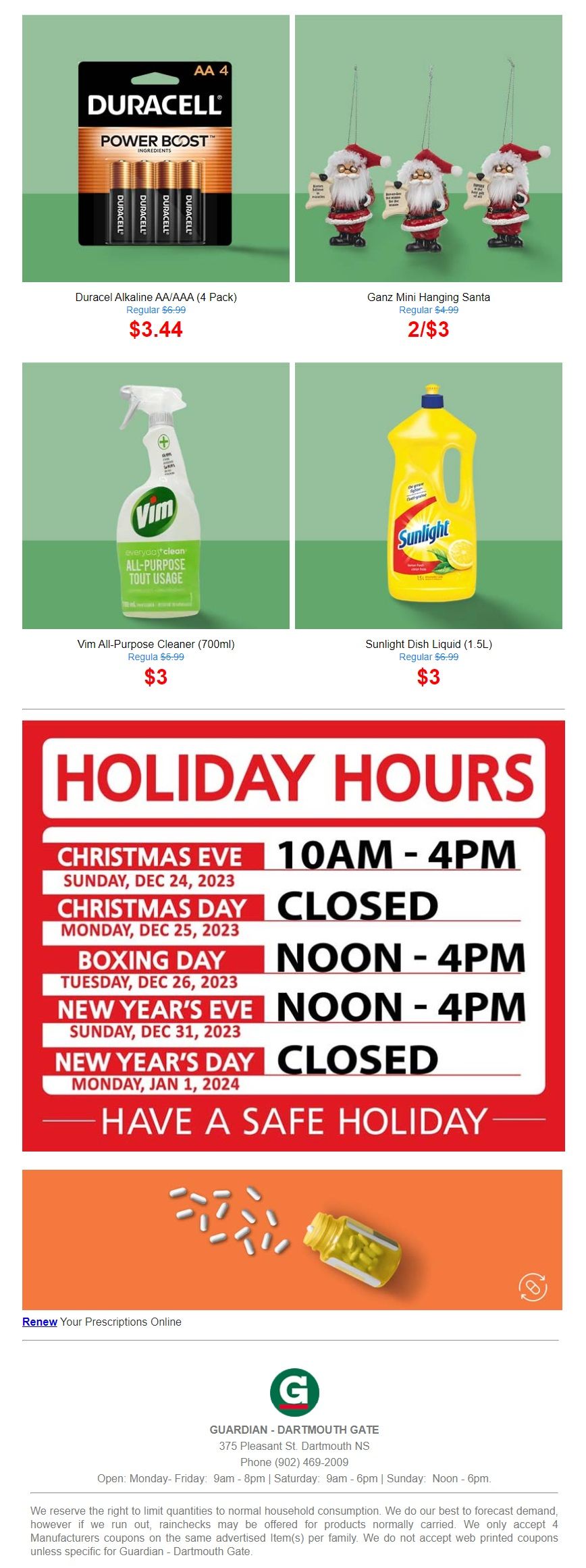 Guardian (Dartmouth Gate) Flyer December 19 to 22