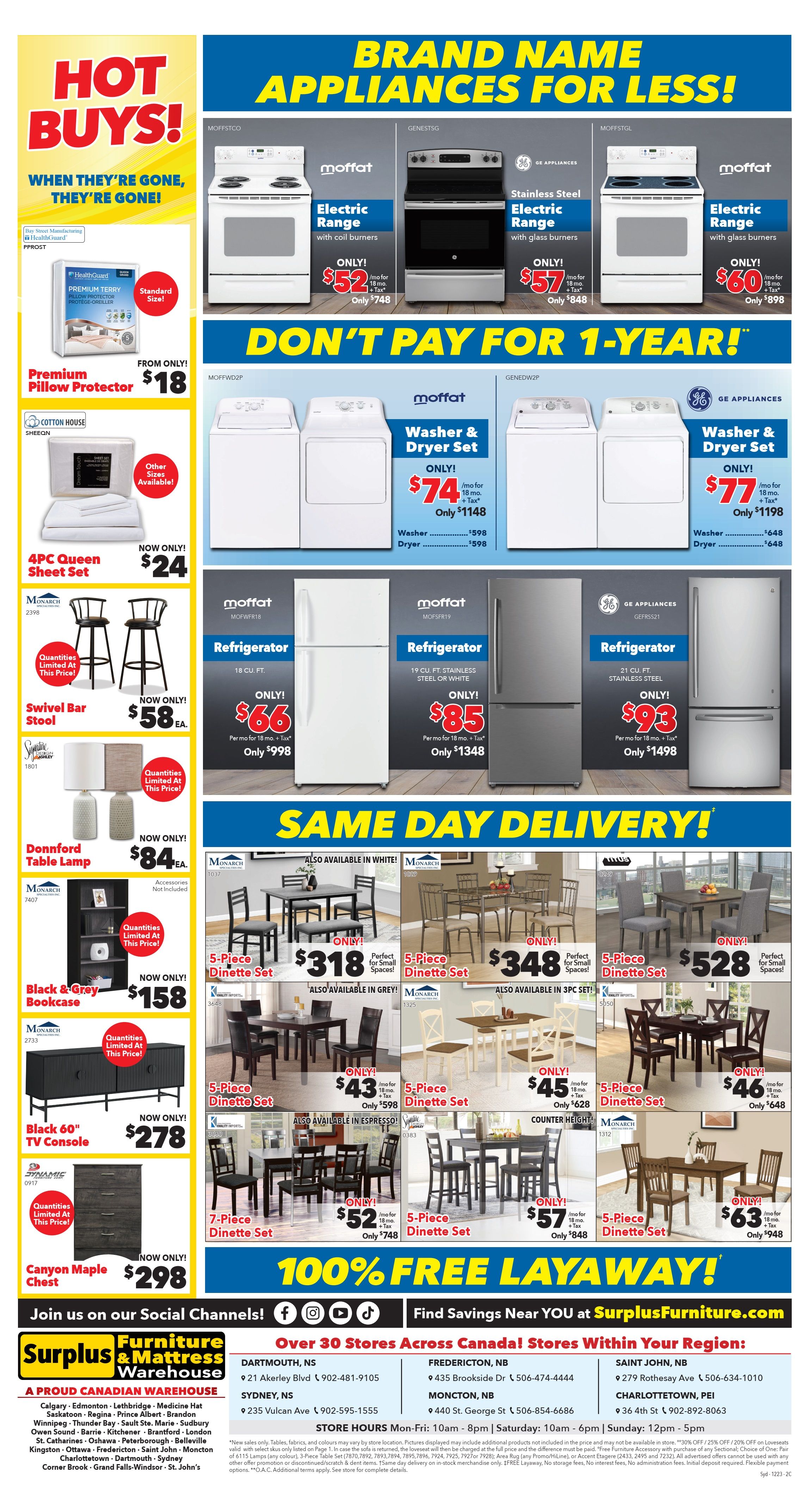 Surplus Furniture & Mattress Warehouse (Sydney) Flyer December 18 to 31