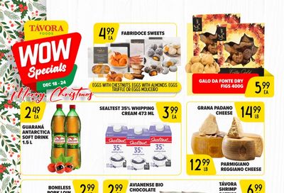 Tavora Foods Flyer December 18 to 24