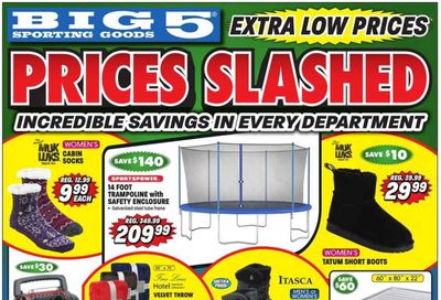 Big 5 (AZ, CA, CO, ID, NM, OR, UT, WA) Weekly Ad Flyer Specials December 17 to December 28, 2023