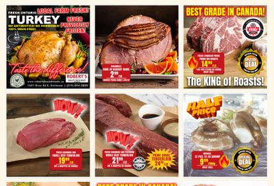 Robert's Fresh and Boxed Meats Flyer December 18 to 25