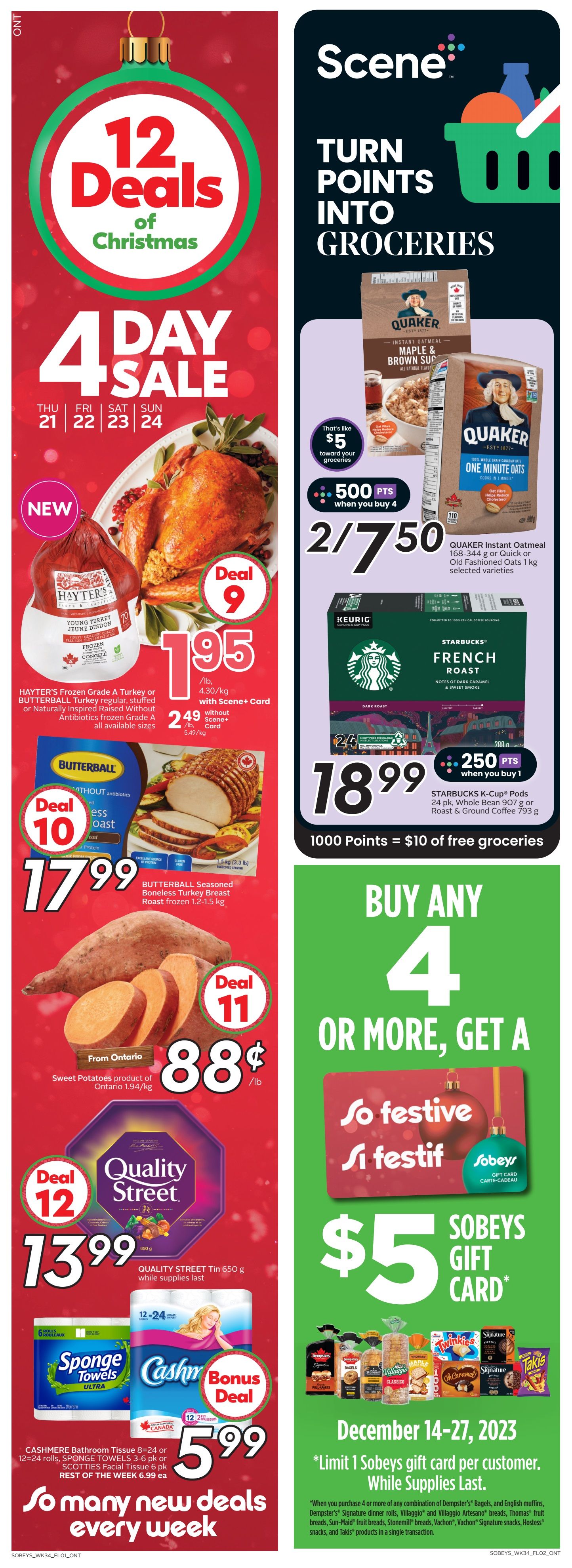 Sobeys Urban Fresh Flyer December 21 to 27