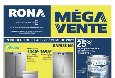 Rona (QC) Flyer December 21 to 27