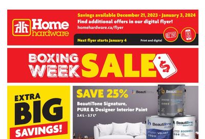Home Hardware (ON) Flyer December 21 to January 3