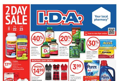 I.D.A. Flyer December 22 to January 4