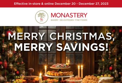 Monastery Bakery Flyer December 20 to 27