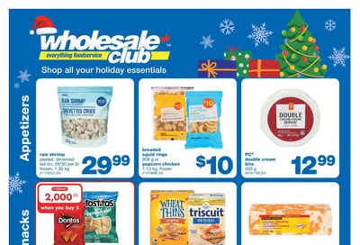 Wholesale Club (West) Flyer December 21 to January 3