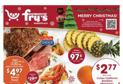 Fry’s (AZ) Weekly Ad Flyer Specials December 20 to December 26, 2023
