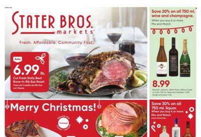 Stater Bros. Weekly Ad Flyer Specials December 20 to December 24, 2023