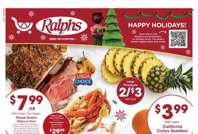 Ralphs (CA) Weekly Ad Flyer Specials December 20 to December 26, 2023