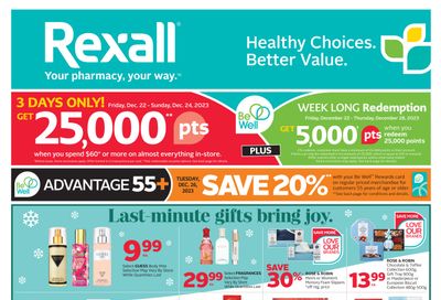 Rexall (SK & MB) Flyer December 22 to 28