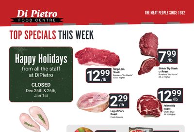 Di Pietro Food Centre Flyer December 21 to January 3