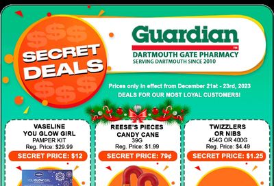 Guardian (Dartmouth Gate) Secret Deals Flyer December 21 to 23