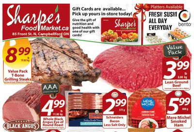 Sharpe's Food Market Flyer December 21 to January 3
