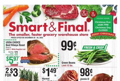 Smart & Final (AZ) Weekly Ad Flyer Specials December 20 to December 26, 2023