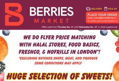 Berries Market Flyer December 21 to 27
