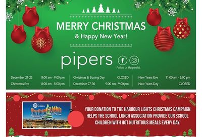 Pipers Superstore Flyer December 21 to 24