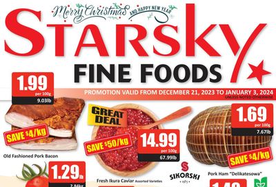 Starsky Foods Flyer December 21 to January 3