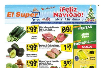 El Super (NV) Weekly Ad Flyer Specials December 20 to December 26, 2023