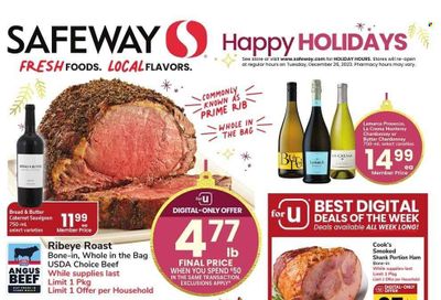 Safeway (CO) Weekly Ad Flyer Specials December 20 to December 25, 2023