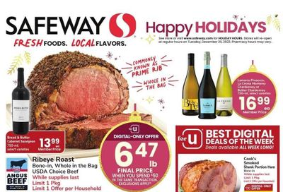 Safeway (CO) Weekly Ad Flyer Specials December 20 to December 25, 2023