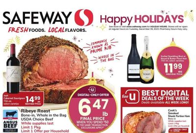 Safeway (NE) Weekly Ad Flyer Specials December 20 to December 25, 2023