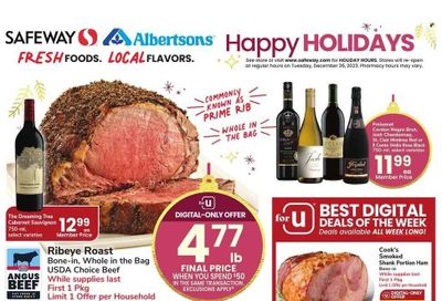 Safeway (NM) Weekly Ad Flyer Specials December 20 to December 25, 2023