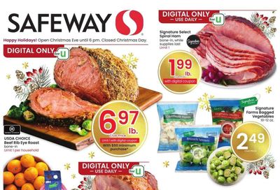 Safeway (MT) Weekly Ad Flyer Specials December 20 to December 24, 2023