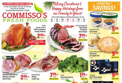 Commisso's Fresh Foods Flyer December 22 to 28