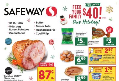 Safeway (CA) Weekly Ad Flyer Specials December 20 to December 26, 2023