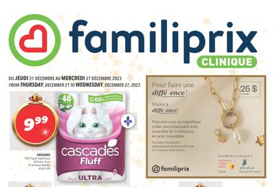 Familiprix Clinique Flyer December 21 to 27